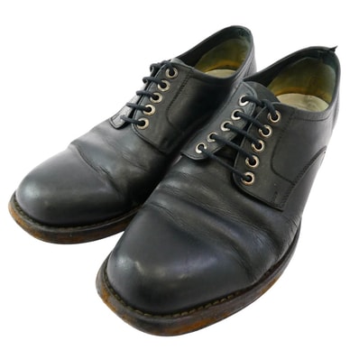 MAISON MARGIELA メゾンマルジェラ ドレスシューズ 22ライン レザー シューズ ブラック系 42【中古】