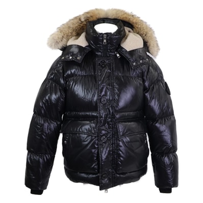 モンクレール 美品 ブラック ARMORICANO ダウンジャケット 1