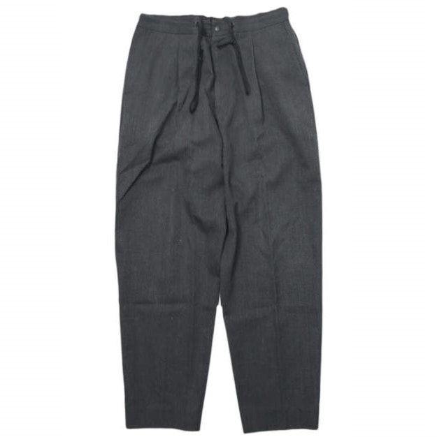 THE RERACS ザ リラクス 日本製 THE EASY SLACKS WIDE イージーワイドスラックス 46 TOP GRAY パンツ ボトムス g28363