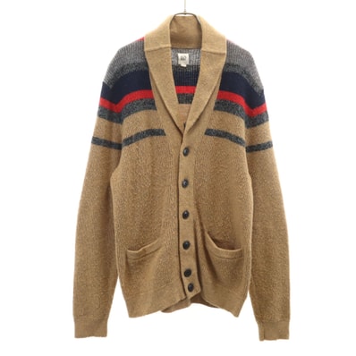 GAP ギャップ 長袖 ショールカラー ニットカーディガン L ベージュ系