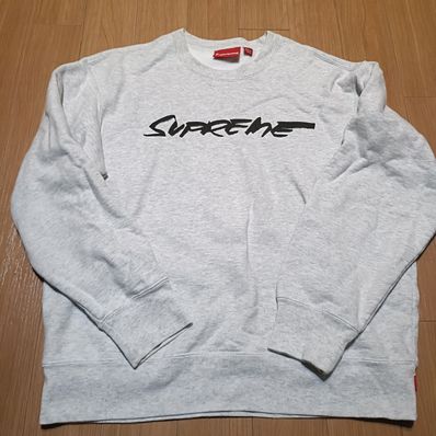 Supreme Futura Logo Crewneck "Grey"