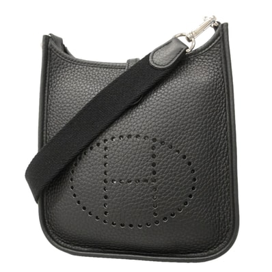 ★最終価格★SALE【6hc2493】エルメス ショルダーバッグ エヴリンTPM トリヨンクレマンス ブラック シルバー金具 W刻印【中古】レディース