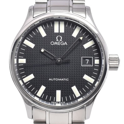 オメガ OMEGA 5203.51 クラシック ダイナミック デイト ブラック 自動巻き メンズ 良品 箱・保証書付き 腕時計 R#149238
