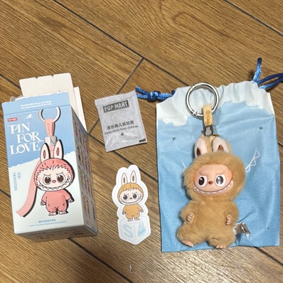 POP MART THE MONSTERS (LABUBU) Pin for Love Series-Vinyl Plush Pendant (N-Z) S