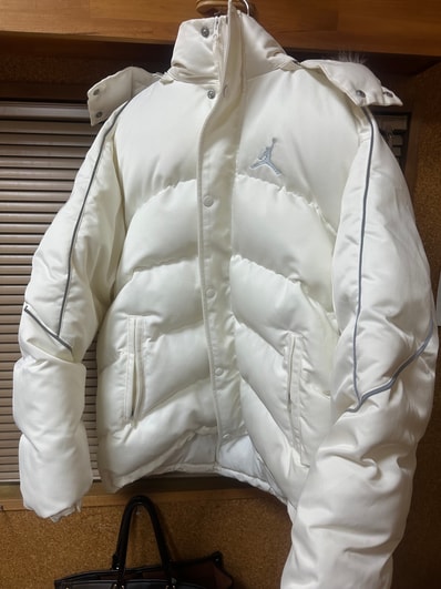 Supreme x Jordan Puffer Jacket "Sail"