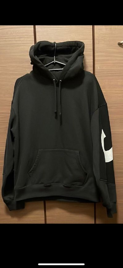 Supreme Big Logo Jacquard Hooded Sweatshirt "Black"