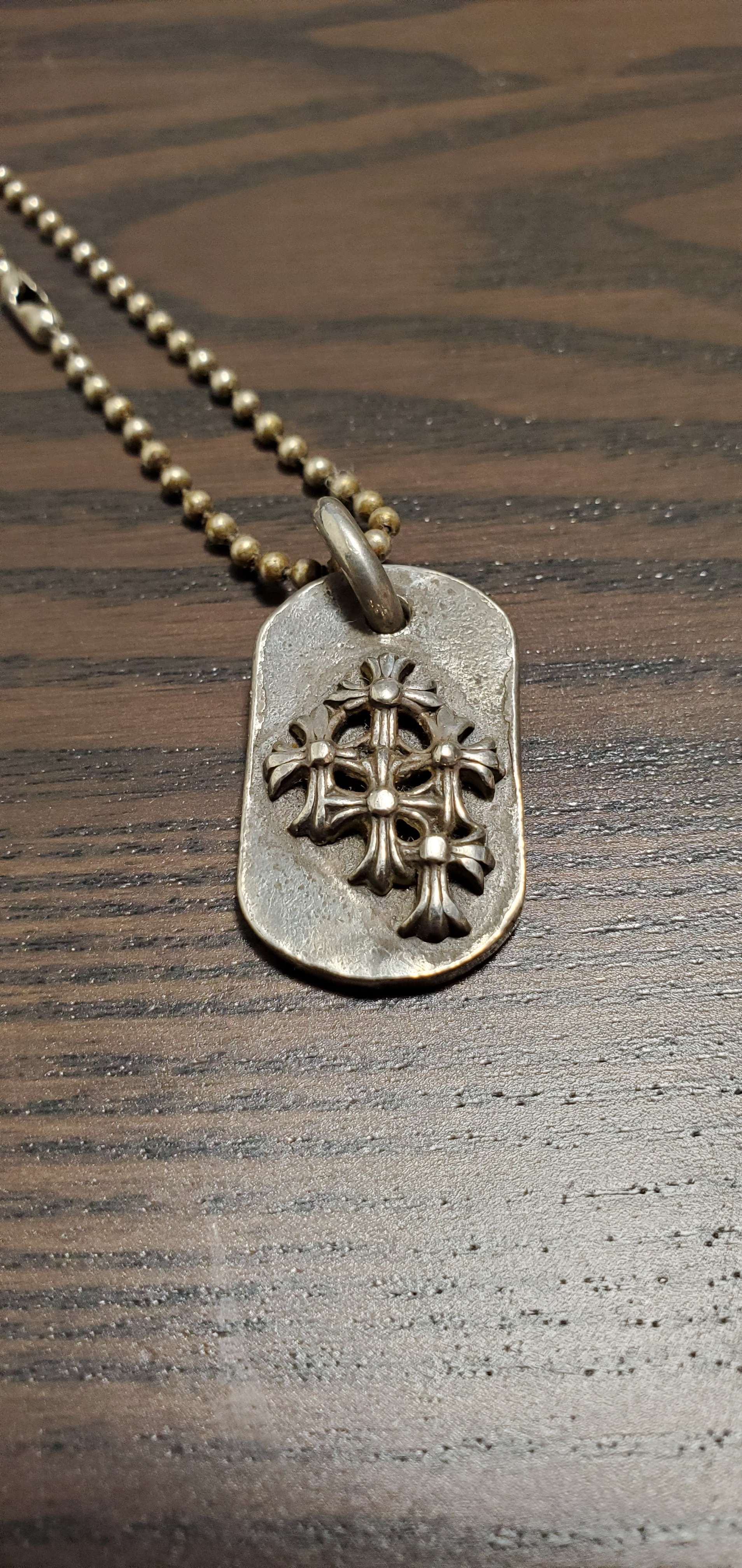 Chrome Hearts Dog Tag S Raze Dosemetary "Silver"