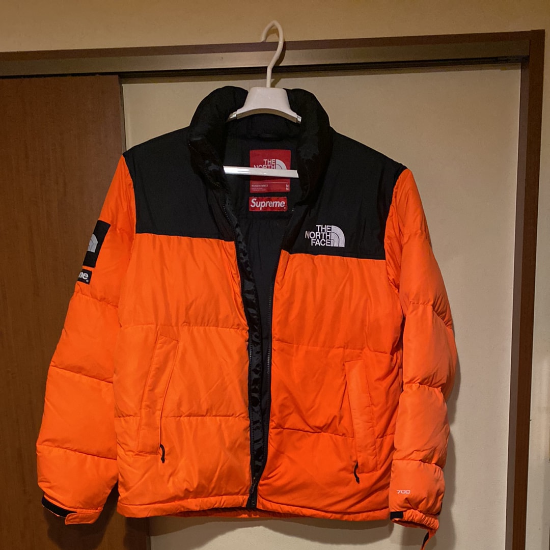 Supreme x The North Face 2016FW Nuptse Jacket "Orange"