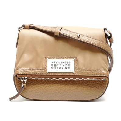 Maison Margiela メゾン マルジェラ レザー 5AC ナイロン レザー ミニ カメラバッグ ショルダーバッグ【中古】