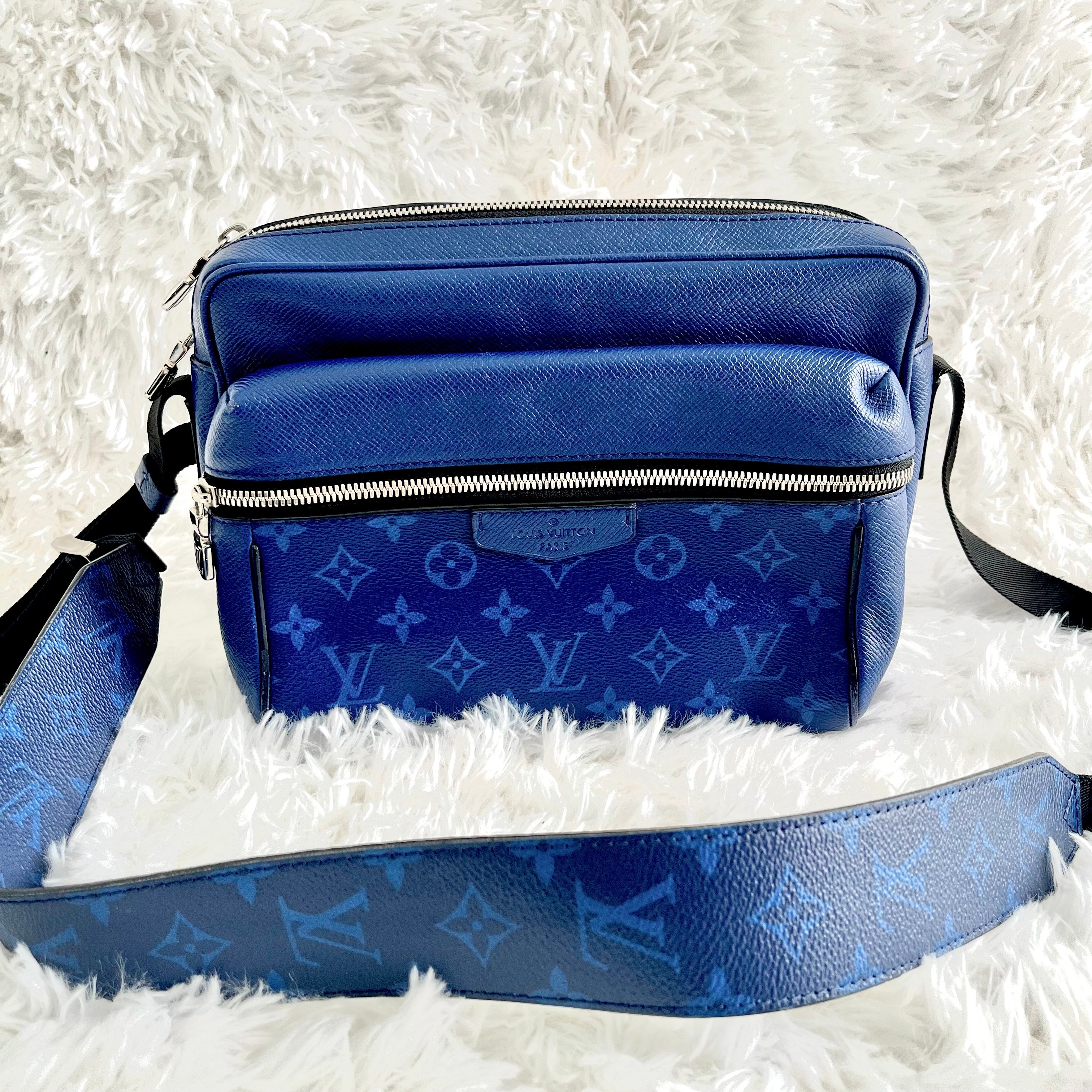Louis Vuitton Outdoor Messenger PM Taigarama "Cobalt"