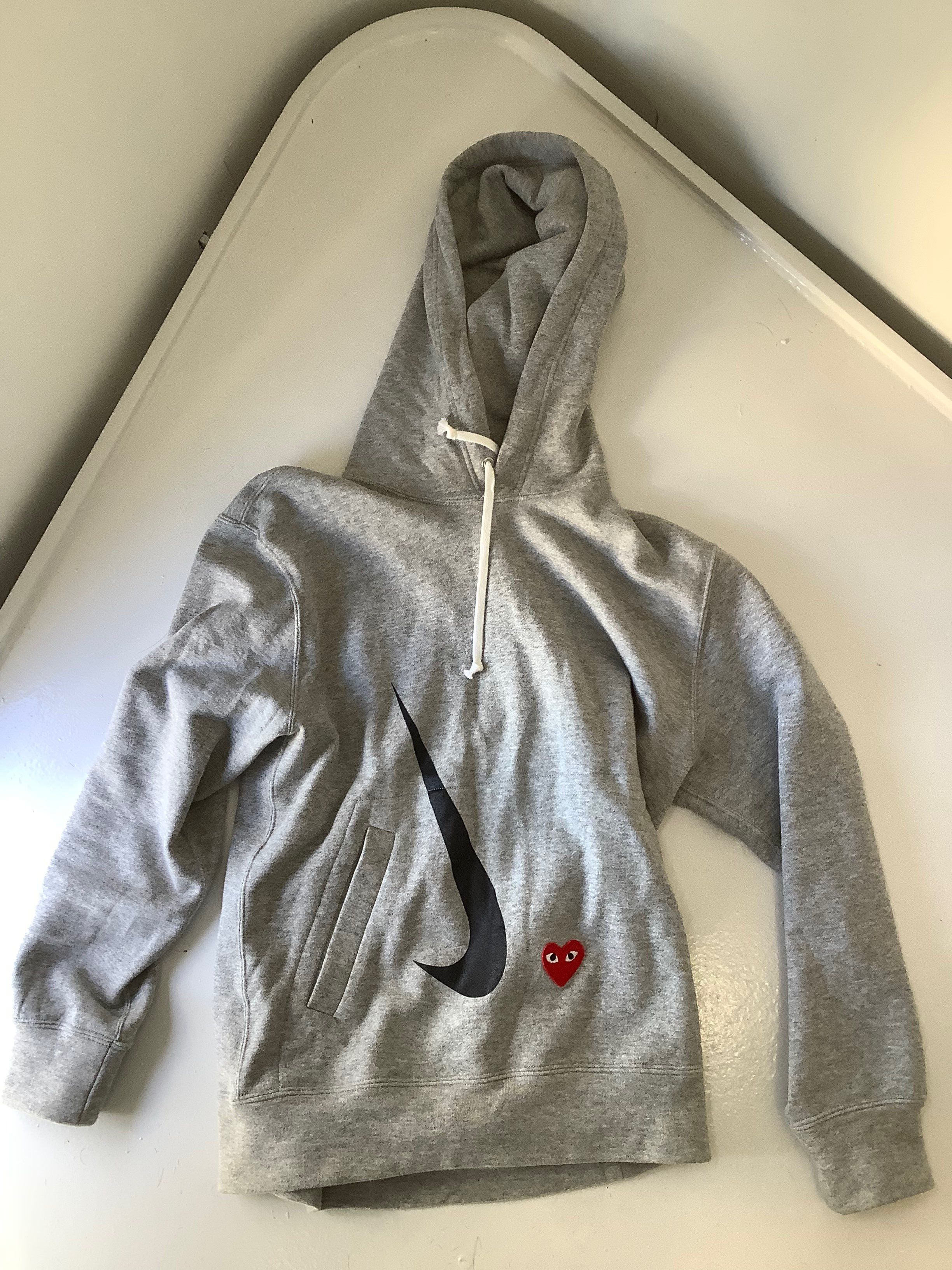 Nike x CDG Play Hoodie "Grey"