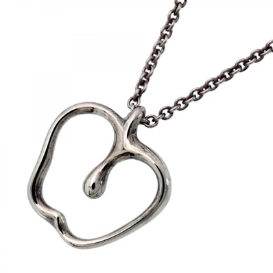 【6jdb0630-k】ティファニー ネックレス アップル シルバー925【中古】レディース