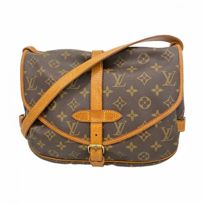 ★最終価格【6ce5875】ルイヴィトン ショルダーバッグ モノグラム ソミュール30 M42256 ブラウン【中古】レディース