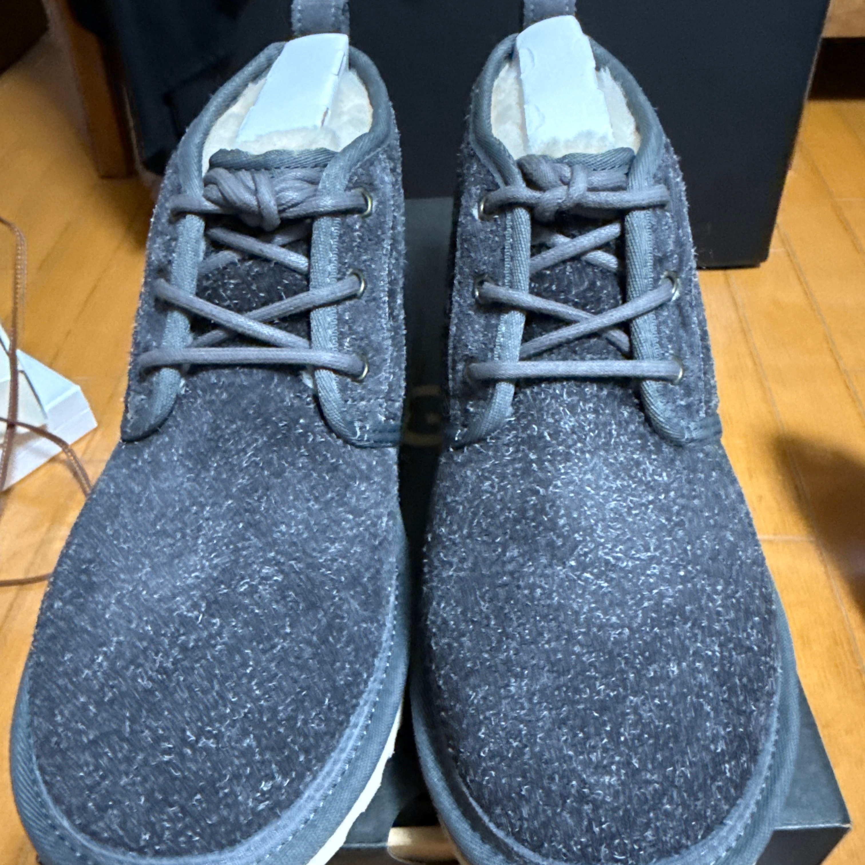 UGG Neumel Shaggy Suede "Dark Grey"