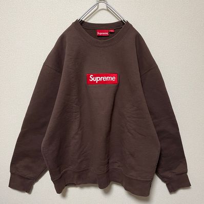 Supreme Box Logo Crewneck "Brown" (22FW)