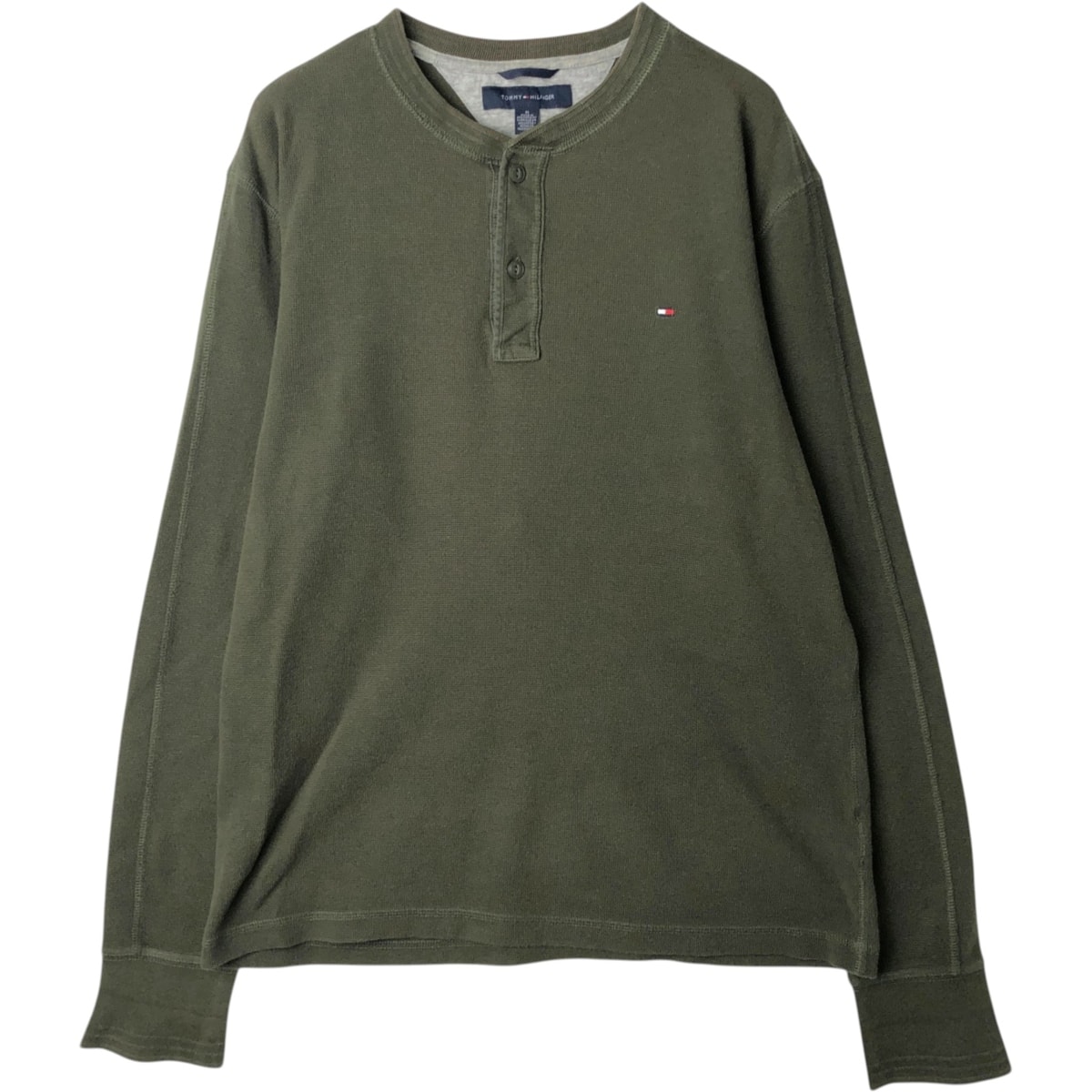 古着 トミーヒルフィガー TOMMY HILFIGER サーマルロングTシャツ メンズM相当/eaa618611