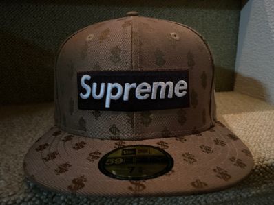 Supreme Monogram Box Logo New Era "Brown"