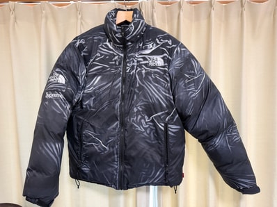 Supreme x The North Face Trompe Loeil Printed Nuptse Jacket "Black"