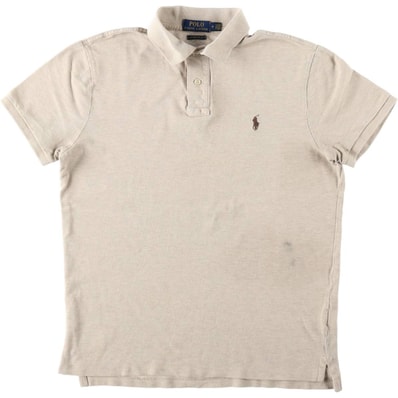 古着 ラルフローレン Ralph Lauren POLO RALPH LAUREN CUSTOM SLIM FIT 半袖 ポロシャツ メンズM相当/eaa620753
