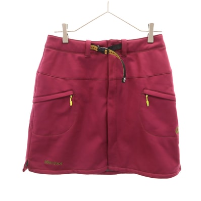 美品 MARMOT マーモット ミニスカート M ワインレッド 裏フリース アウトドア