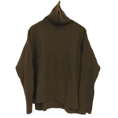 カシミヤ混 タートルネックニット【1141334954375】