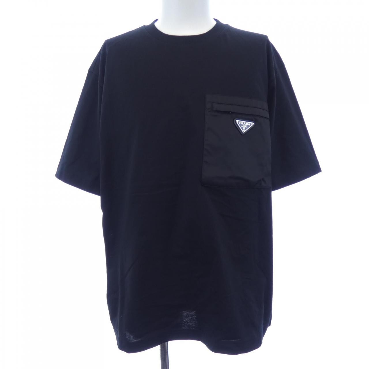 プラダ PRADA トライアングルロゴ UJN661 S221 11CK Tシャツ