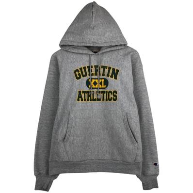 古着 00年代 チャンピオン Champion PREMIUM REVERSE WEAVE プレミアムリバースウィーブ 3連プリント スウェットプルオーバーパーカー メンズM相当/eaa630114