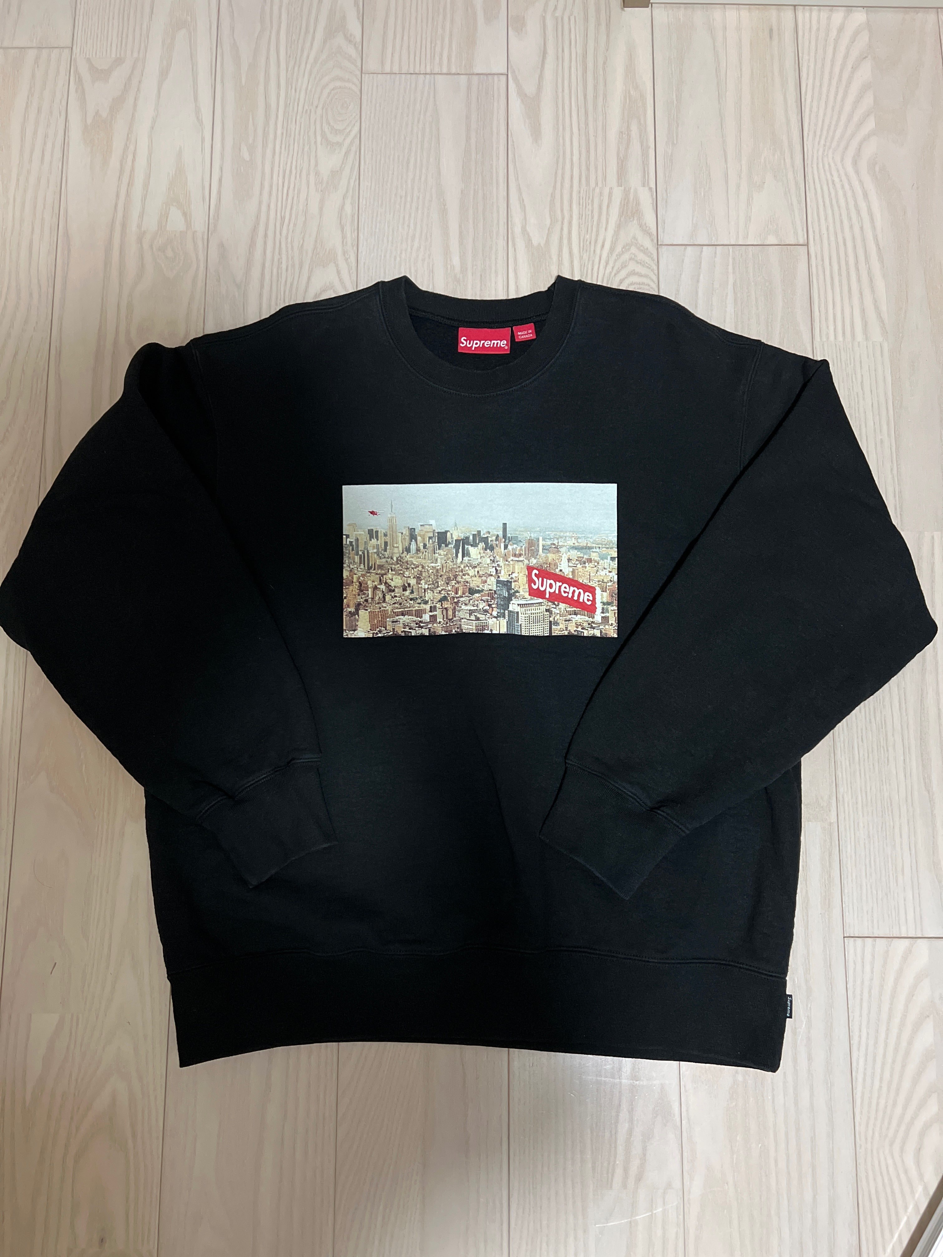 Supreme Aerial Crewneck "Black"