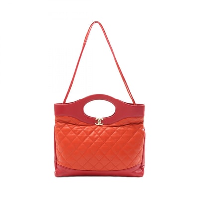 シャネル CHANEL シャネル31 ショルダーバッグ バッグ レザー レディース レッド系 / オレンジ系 【中古】