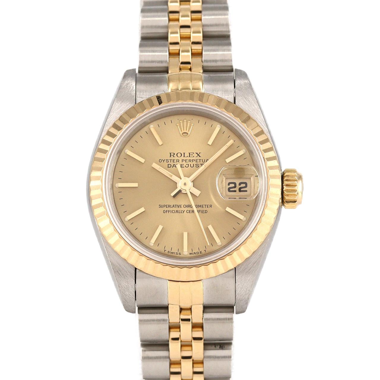 ロレックス デイトジャスト 69173 SSxYG 自動巻 S番