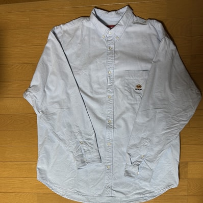 Supreme Loose Fit Flannel Oxford Shirt "Light Blue"