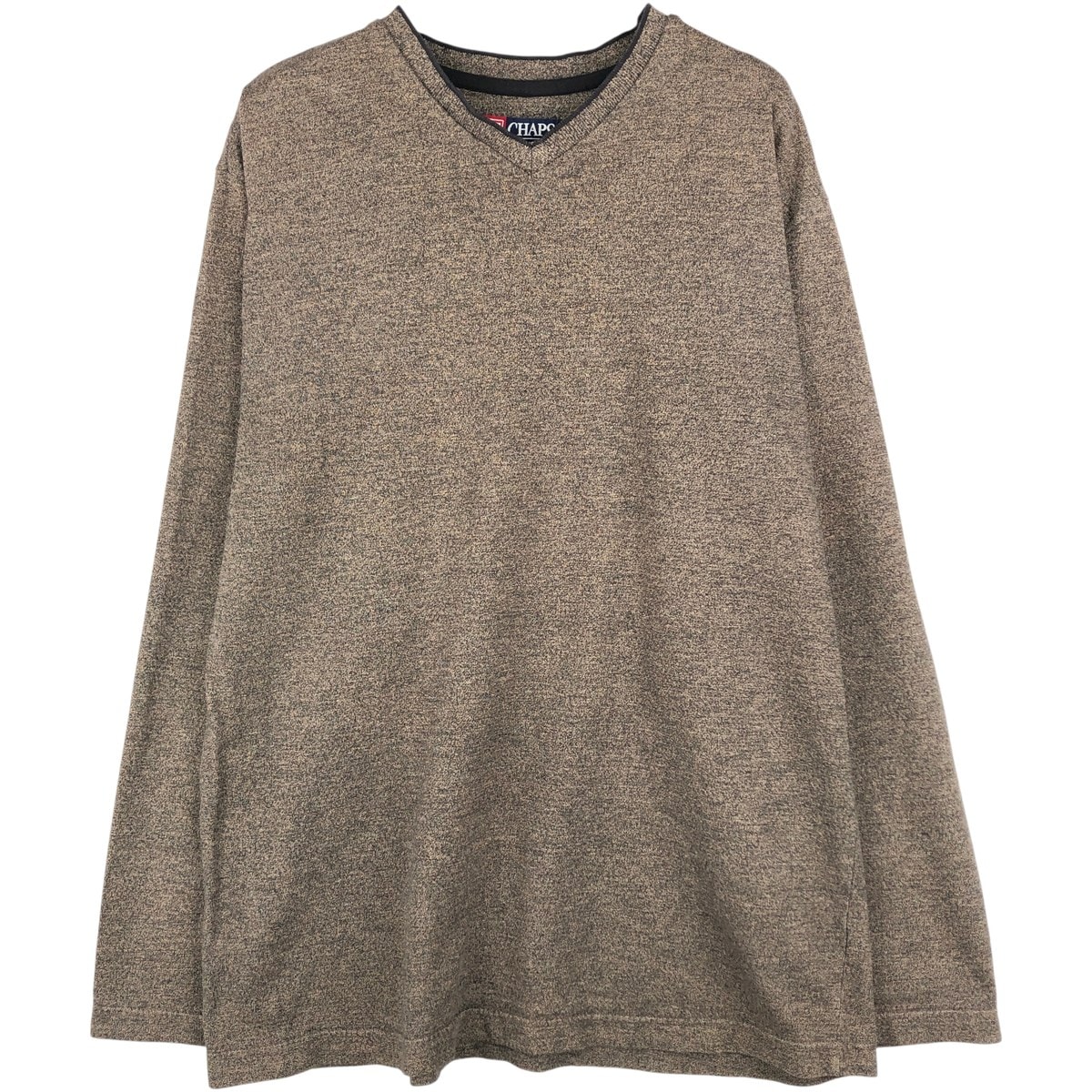 古着 90年代 ラルフローレン Ralph Lauren CHAPS チャップス Vネック ロングTシャツ ロンT メンズL相当 ヴィンテージ/eaa598377