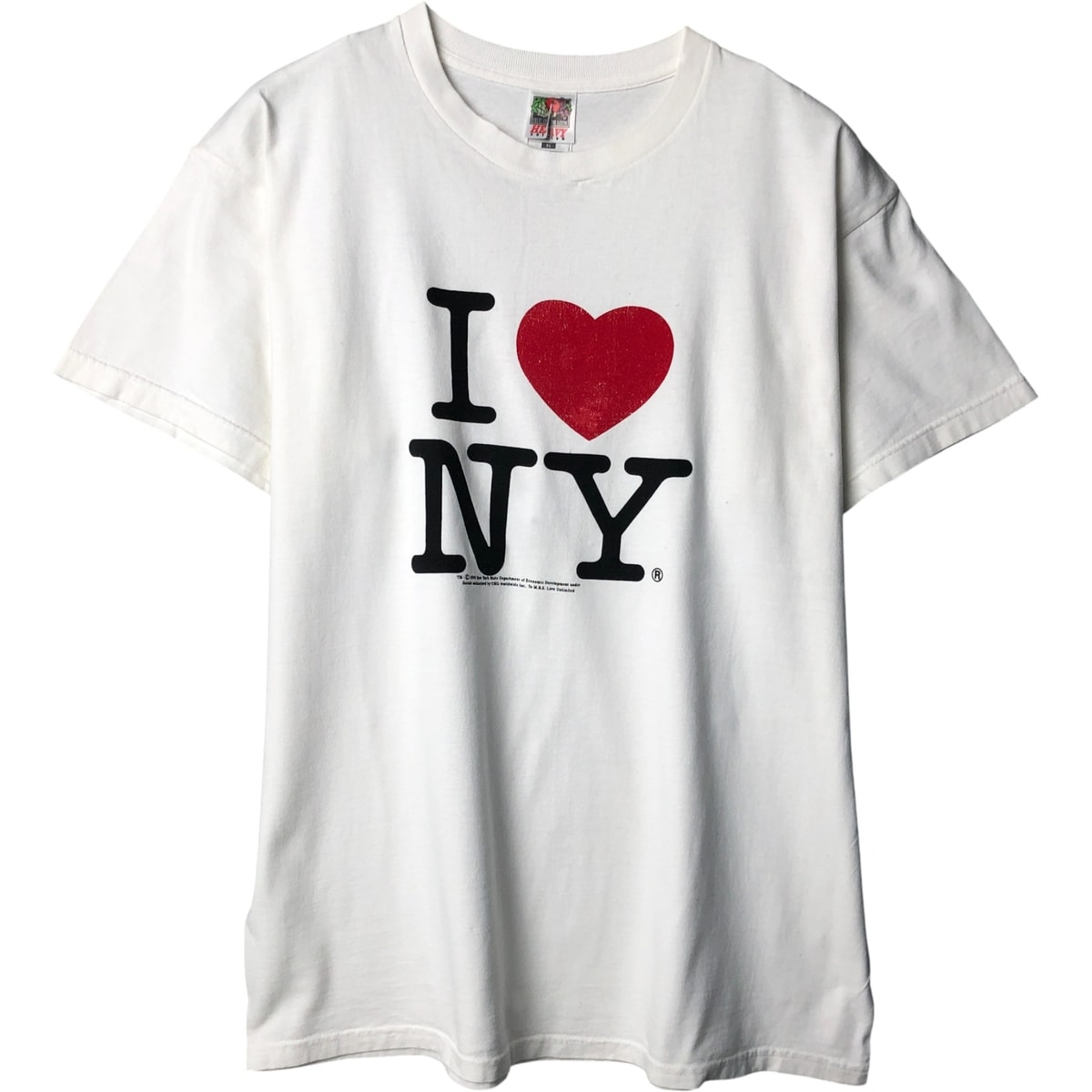 古着 90年代 フルーツオブザルーム FRUIT OF THE LOOM HEAVY cotton スーベニアTシャツ メンズXL相当 ヴィンテージ/eaa587014