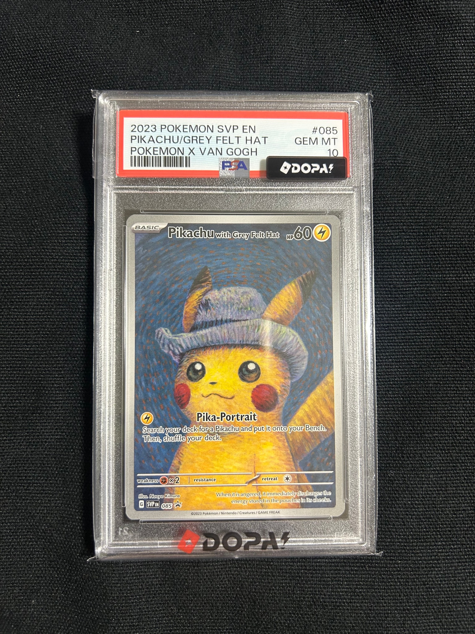 PSA10】ピカチュウ : プロモ [SVP EN 085](「ゴッホ展