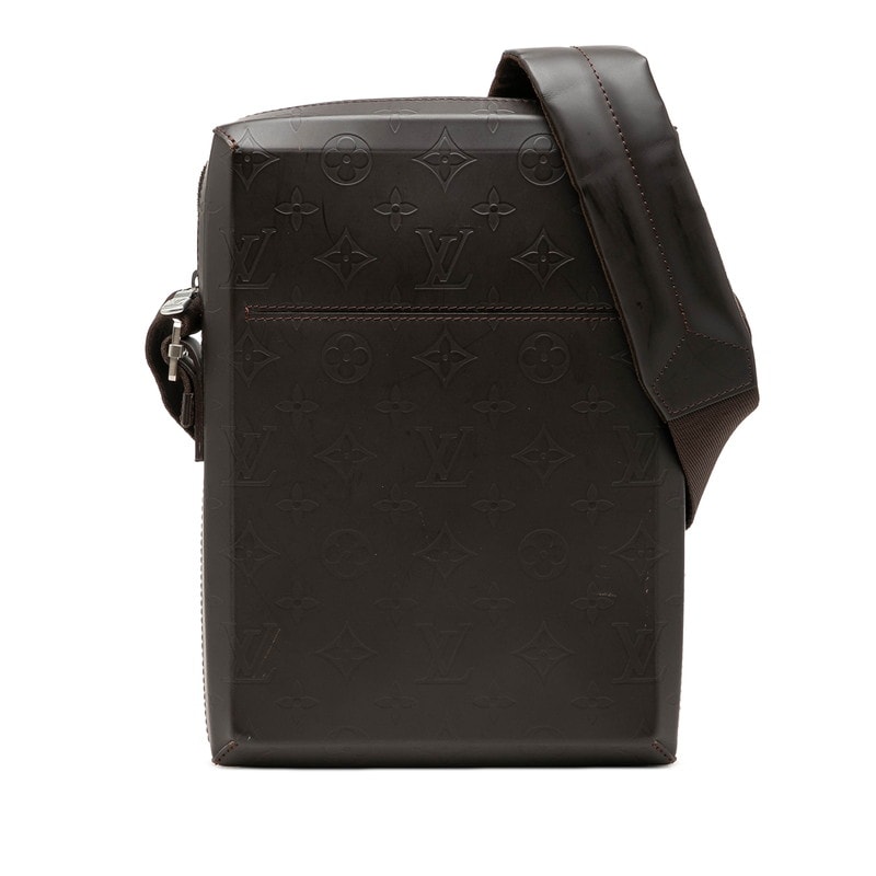 ルイ ヴィトン モノグラム グラセ ボビー 斜め掛け ショルダーバッグ M46520 カフェ ブラウン レザー メンズ LOUIS VUITTON 【中古】