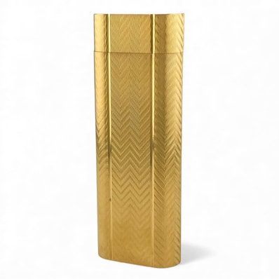 良品 カルティエ ライター ゴールド メンズ