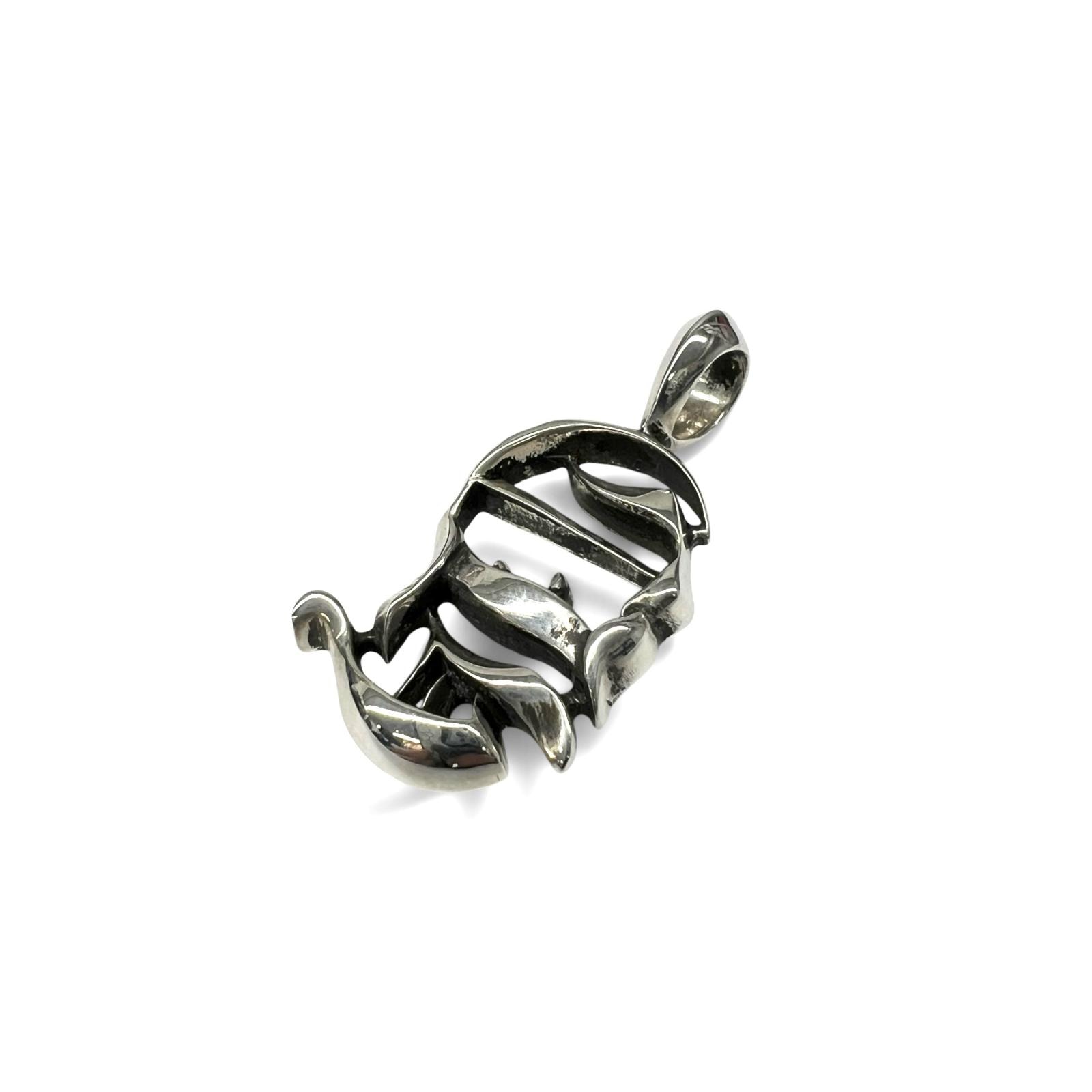 CHROME HEARTS 希少 美品 クロムハーツ PENNDANT CH VRTCL ヴァーティカル CHロゴ ネックレストップ ペンダントトップ インボイス・袋付属 クロス アクセサリー クロム ABランク 中古 鑑定済 クロムアクセ
