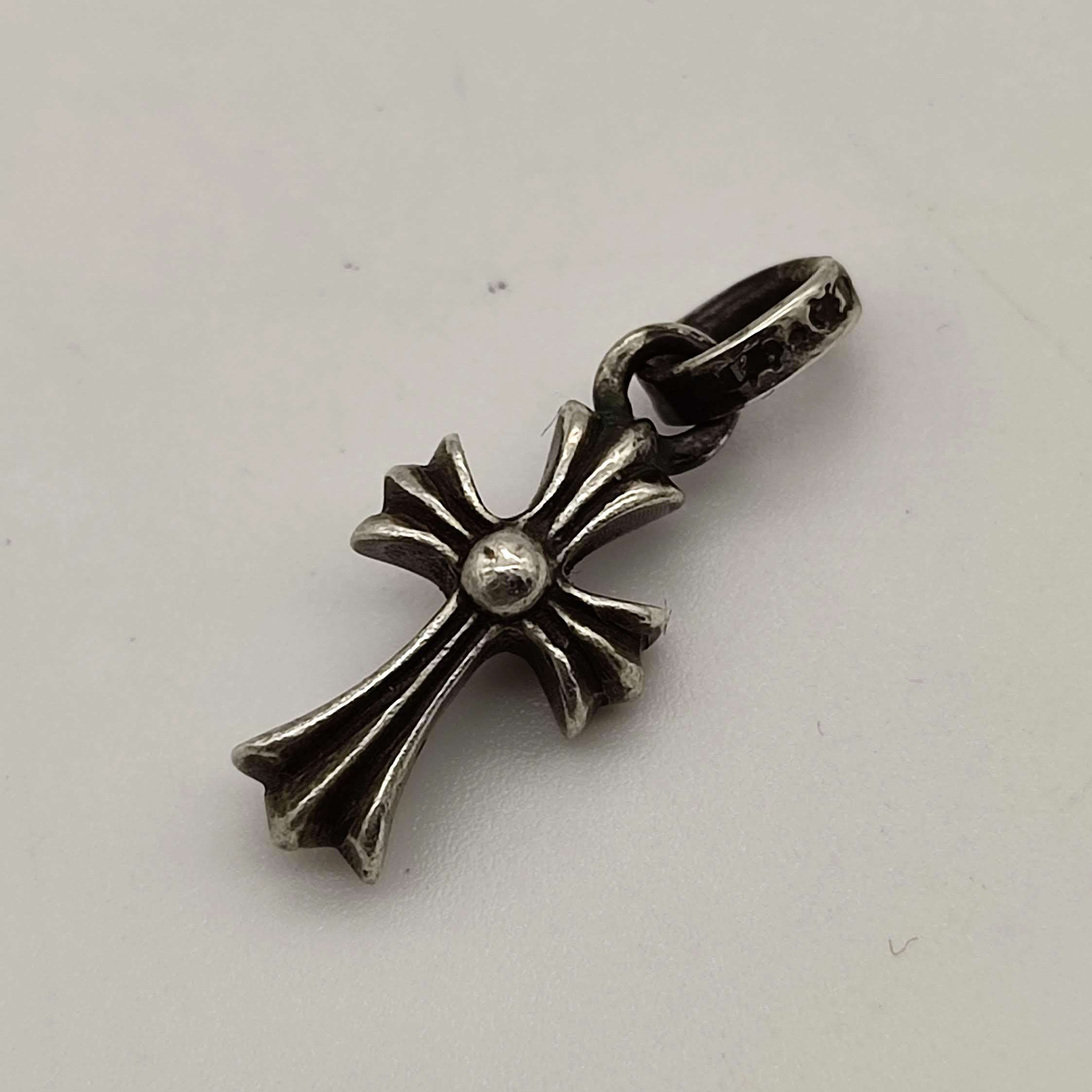 Chrome Hearts CH Cross Baby Fat Charm "Silver"