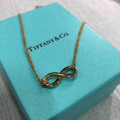 ティファニー インフィニティ YG Au750 4.9g ネックレス