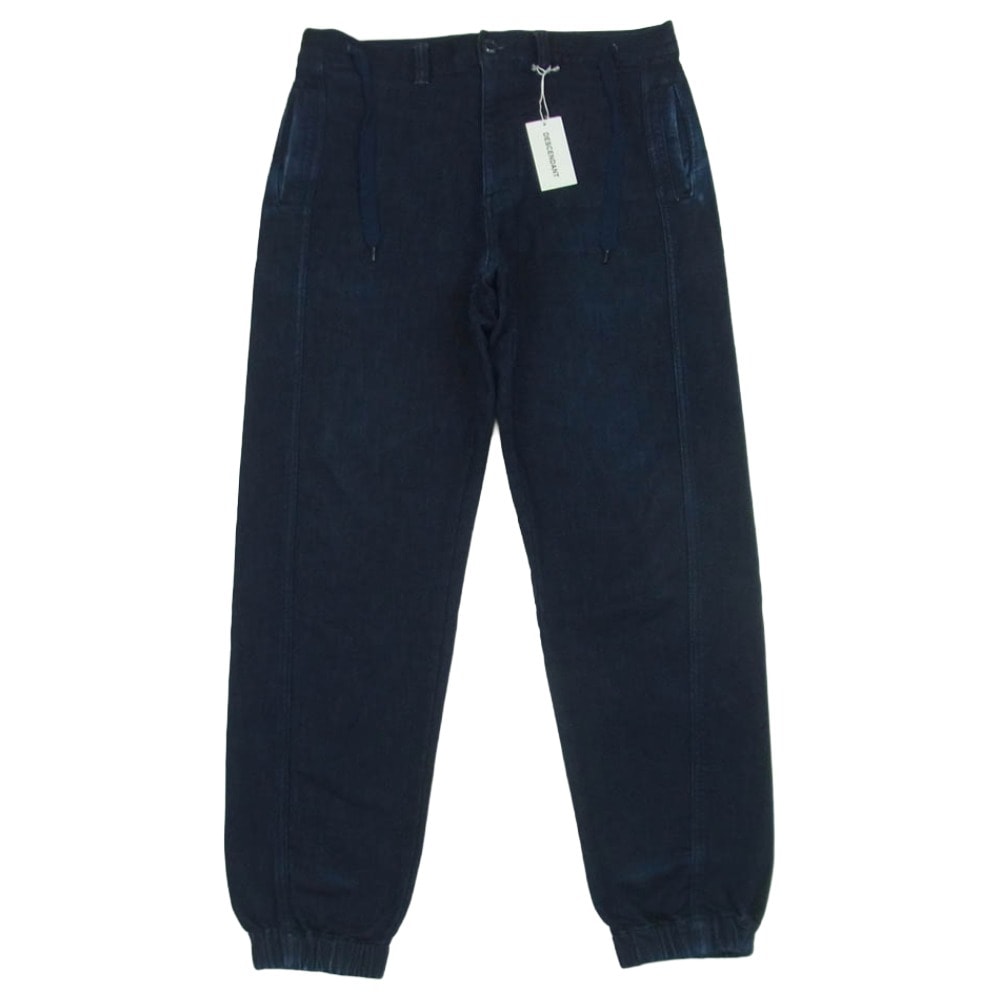 DESCENDANT ディセンダント 18AW 182ATDS-PTM02 SHORE DENIM PANTS CACHALOT カシャロ刺繍 イージー デニム パンツ インディゴブルー系 M 2【中古】