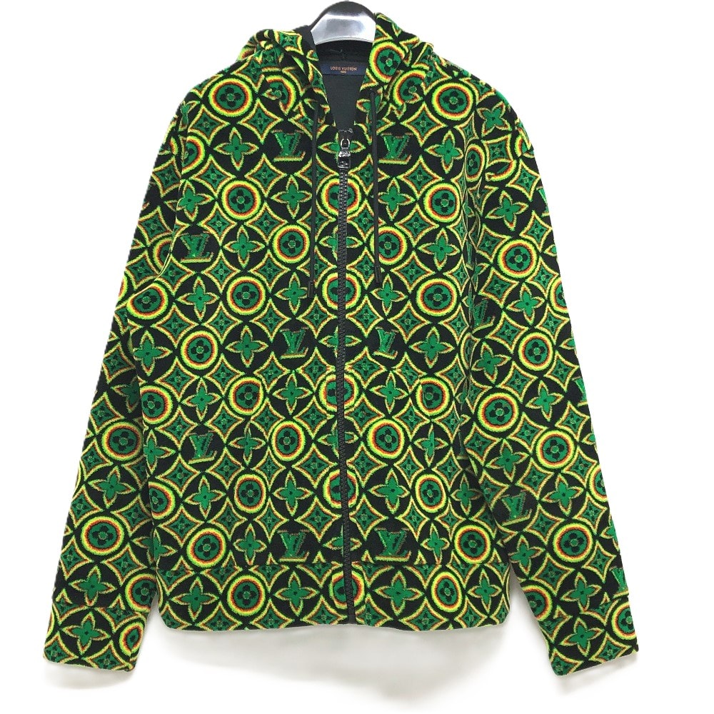 ルイヴィトン LOUIS VUITTON モノグラムフラワー ジップスルー HKY88WZRY パーカー ジャンパー アパレル ジャケット ジャケット コットン マルチカラー 美品