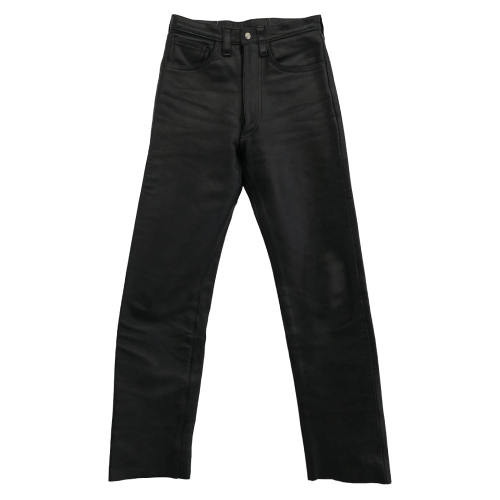 The REAL McCOY'S ザリアルマッコイズ パンツ BUCO ブコ ホースハイド レザー パンツ ブラック系 30【中古】