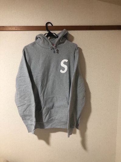 Supreme S Logo Hooded Sweatshirt "Grey" (20SS)
