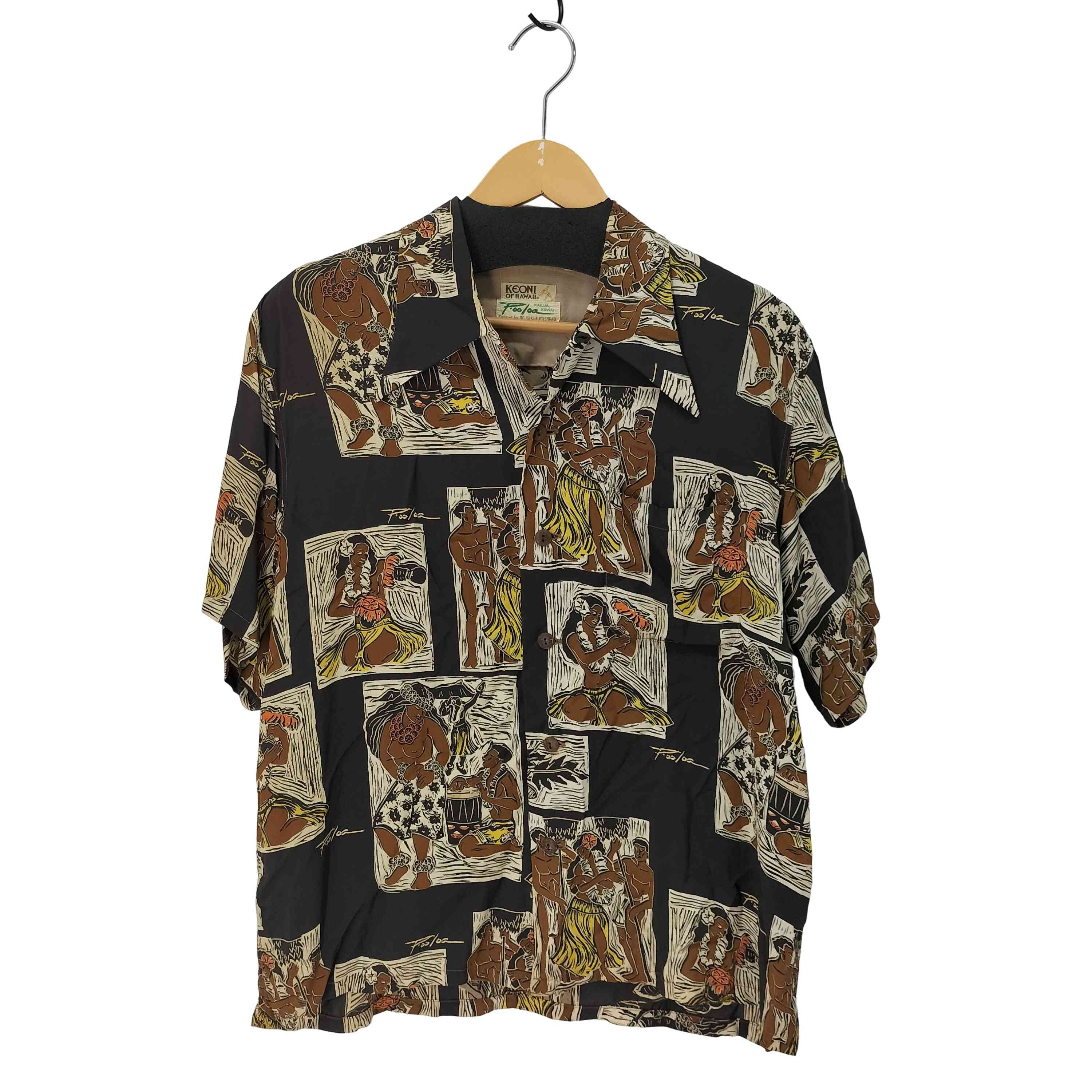 KEONI OF HAWAII KAIMANAHILA カイマナヒラアロハシャツ【1141865554976】