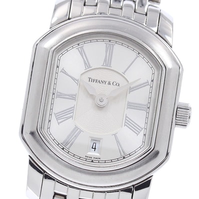 ティファニー マーククーペ デイト クォーツ レディース 【中古】