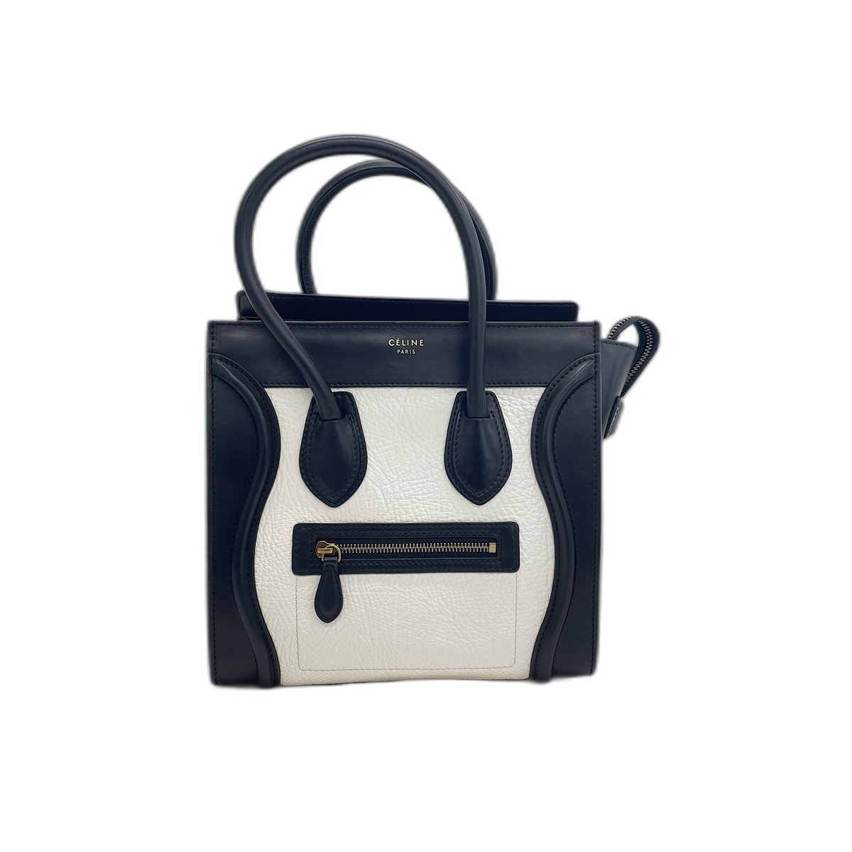 セリーヌ CELINE レザー ラゲージ マイクロ ハンドバッグ【中古】
