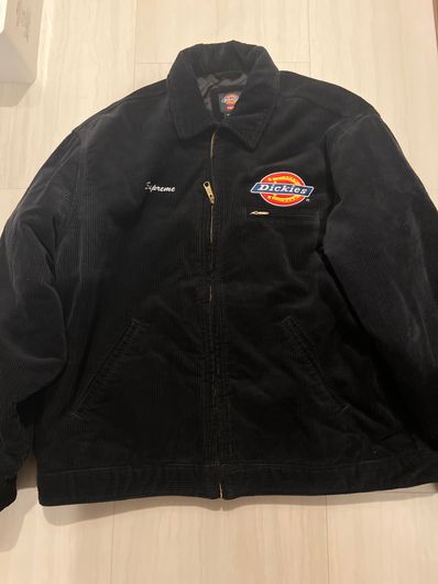 Supreme x Dickies Corduroy Work Jacket "Black"
