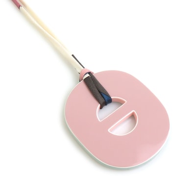 エルメス HERMES ネックレス フィデリオ ピグマン TPM ラッカーウッド/シルク ピンク レディース【中古】 h32016a