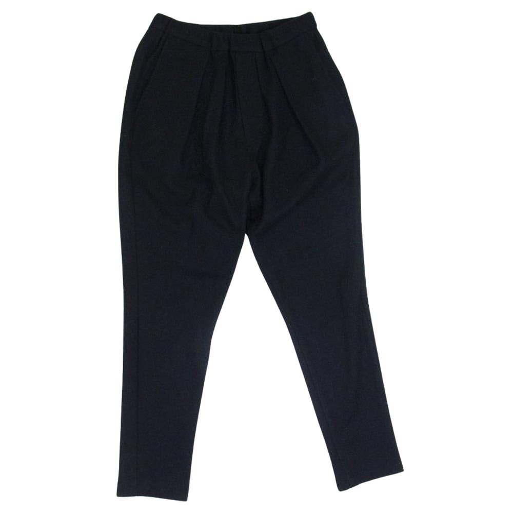 LAD MUSICIAN ラッドミュージシャン パンツ 2111-582 WOOL 2TUCK ウール 2タック ワイド スラックスパンツ ブラック系 44【中古】