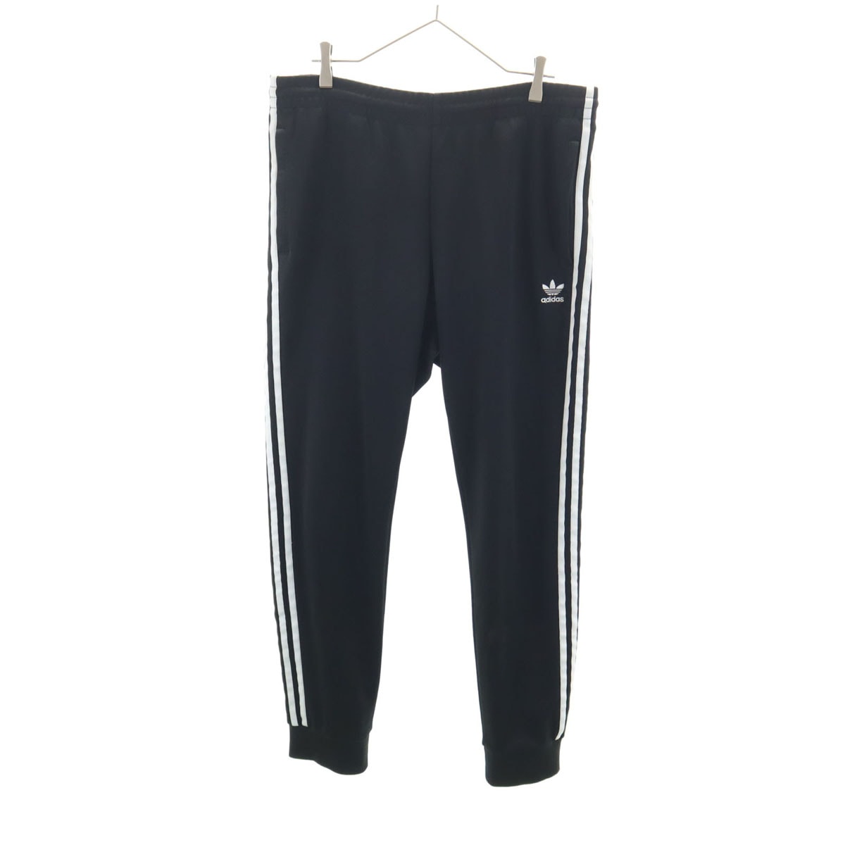 adidas Originals アディダスオリジナルス トレフォイルロゴ トラックパンツ 2XO ブラック ジャージ ビッグサイズ